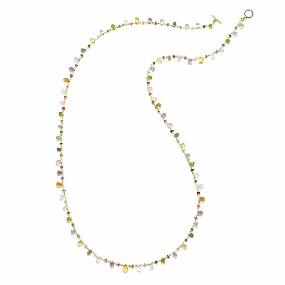NEW AMELIA ROSE women's wildflower necklace in gold